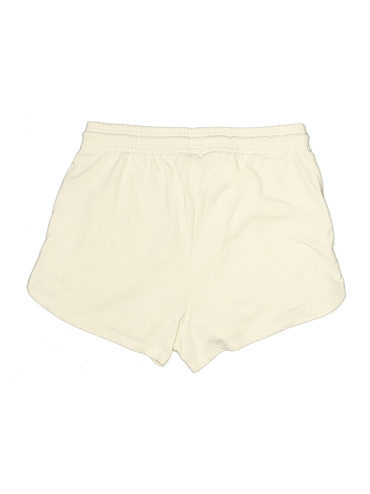 H&M Women Ivory Athletic Shorts L thumbnail 2