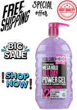Vitalcare Mega Hold All Day Power Hair Gel 40 oz Alcohol Free Frizz Control