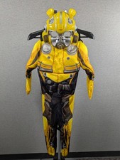 Disguise Transformers Bumblebee Costume Jumpsuit Kids Size S 4-6