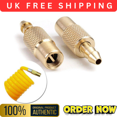 Auto 6mm Reifenfüller Ventil Stecker Reifenluftpumpen Spannfutter Ventilclip