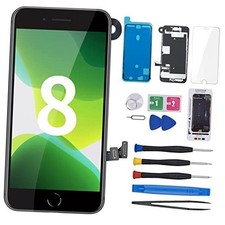 for iPhone 8 Screen Replacement with Home Button 4.7" Black With Home Button