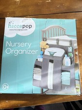 hiccapop Hanging Diaper Organizer for Changing Table and Crib, Diaper Stacker