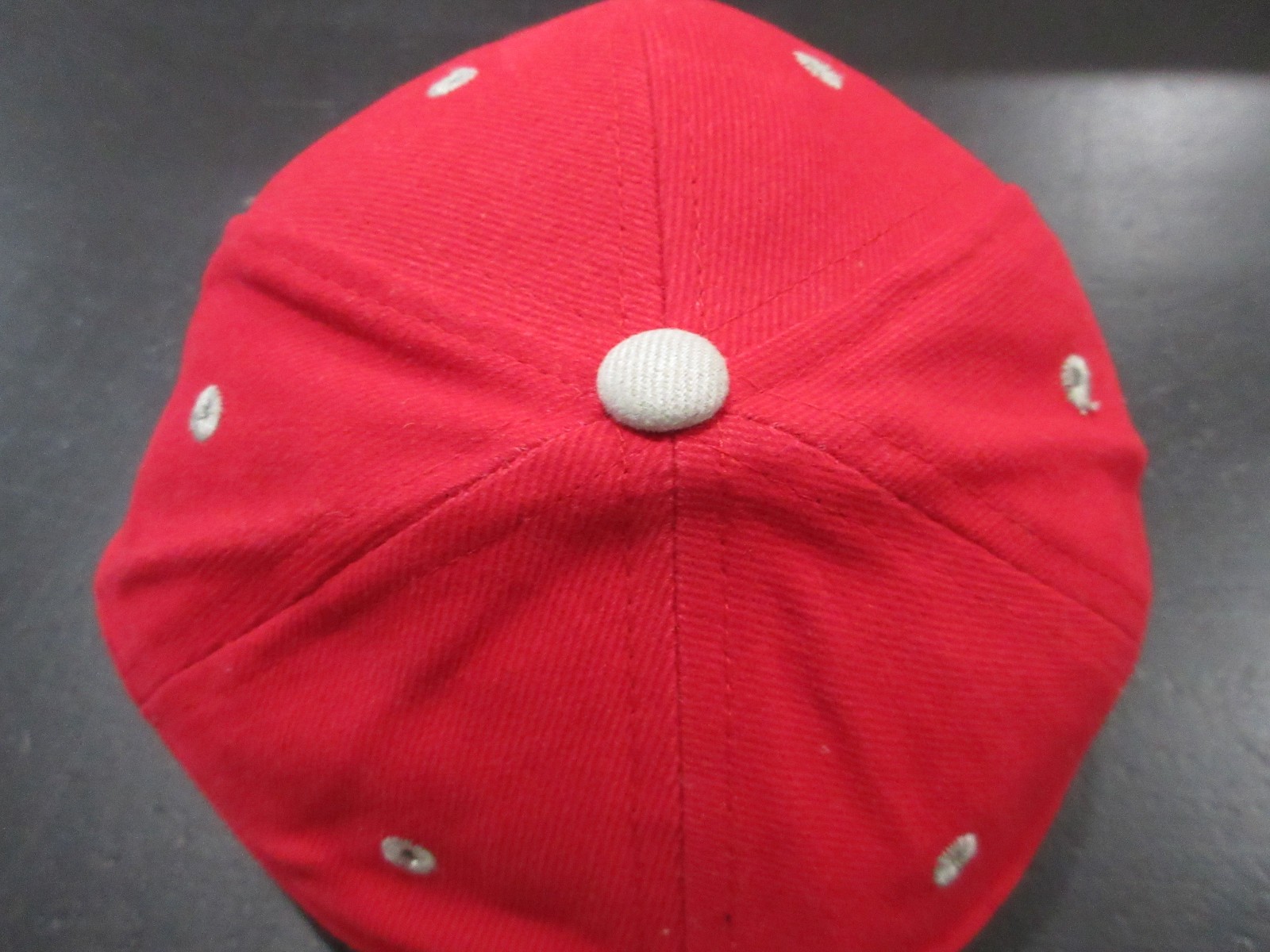 Ohio State Buckeyes Hat Cap Strap Back Red Gray NCAA College Football Logo Mens view 5