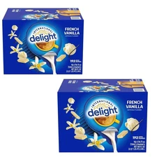 384 Count French Vanilla Single Serve Creamer Convenient Coffee Mix (2 Pack)