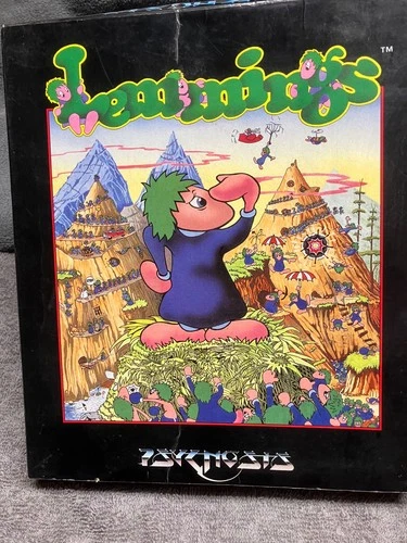 COMMODORE AMIGA LEMMINGS BIG BOX 3.5" FLOPPY DISK  PSYGNOSIS