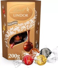Image of Lindt Lindor Milk Chocolate Truffles – 200g Box (Approx. 16 Balls) – Smooth Fill