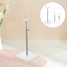 Doll Stands Adjustable Display for Collectibles Acrylic Tabletop