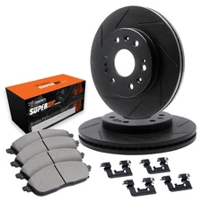 For Chevy Colorado 04-08 R1 Concepts Slotted Front Brake Kit w Super Duty Pads