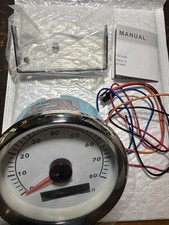 85mm White Tachometer Gauge 0-8000 Rpm Waterproof For Marine Boat Car Truck 85mm White Tachometer Gauge 0-8000 Rpm Waterproof For Marine Boat Car Truck