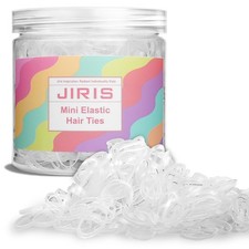 Clear 1000pcs Mini Hair Rubber Bands, Soft Durable Plastic Elastic Hair Ties...