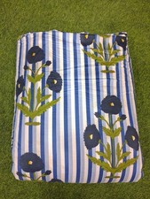 25 Yard Indian Cotton Handmade Print Fabric Sanganeri Hand Block Printed Fabric