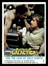 1978 Topps Battlestar Galactica Topps For the Love of Gold Cubits! #7a