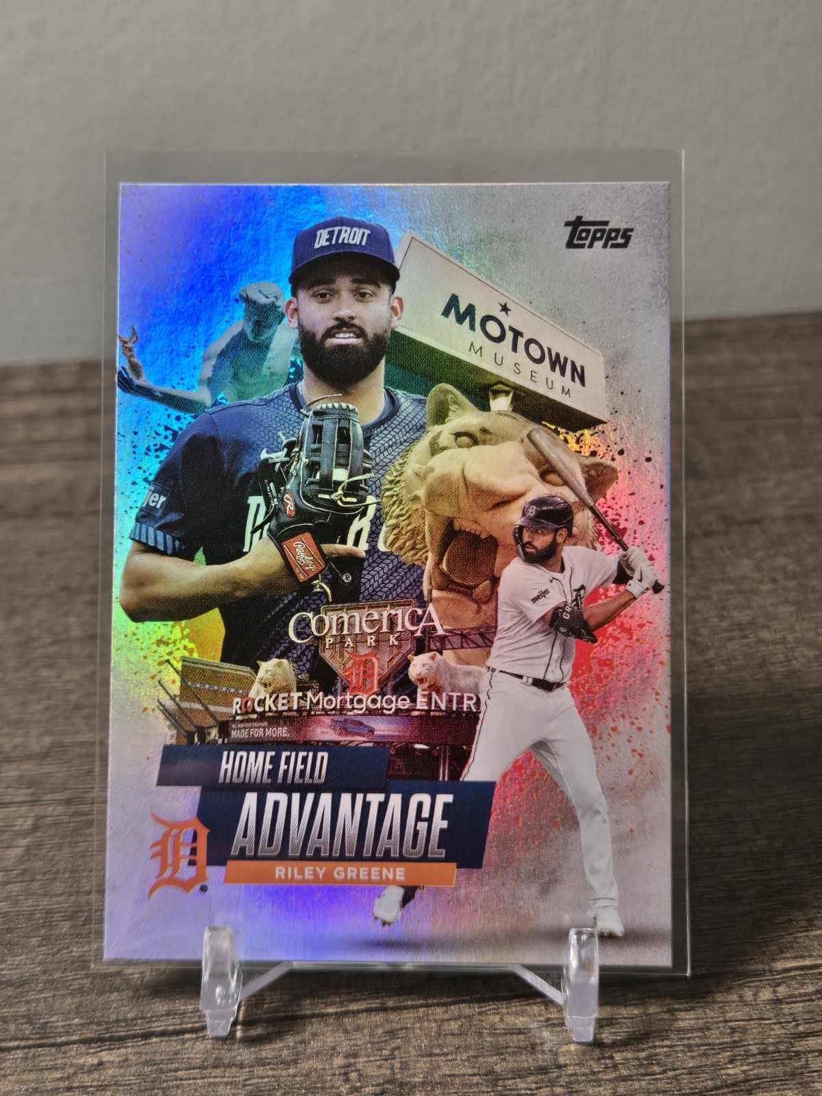 Topps 2025 Home Field Advantage Insert Riley Greene HA-19 Detroit Tigers A