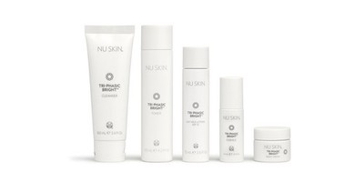 Nuskin Nu Skin Tri-Phasic 5pcs(cleanser/toner/essence/night/day)