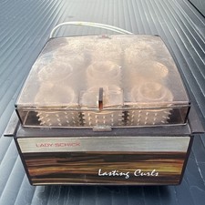 Vintage Lady Schick Lasting Curls Model 75-1, 22 Rollers, Working