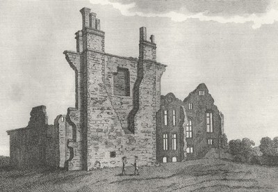 LEICS. Leicester Abbey. Jones 1787 old antique vintage print picture