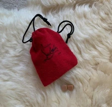 NEW Christian Louboutin Replacement Heel Nude Beige Tan Protector Caps Tips6mm