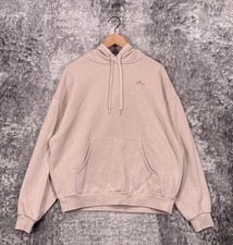 ALO Accolade Hoodie XXS Unisex Boxy Oversized Pullover Sweatshirt In Bone