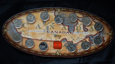 M&uuml;nzset Kanada 1999 zum Millenium: 12 x 25 Cent M&uuml;nzen - Jahrtausendwende -