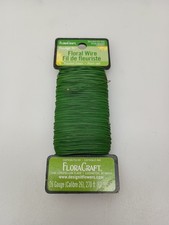Flora Craft Floral Wire 26 Gauge 270 ft GREEN