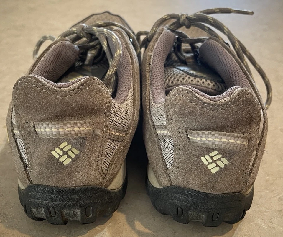 Columbia Redmond Trail Womens Hiking Shoes Brown Suede Low Top Sz 8.5 - Image 4 of 4