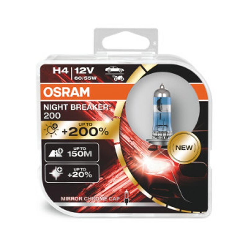 2x H4 OSRAM NIGHT BREAKER 200 BULBS FOR CITROËN BERLINGO Box 1.6 HDi 90 04.08- - Image 8