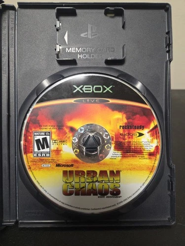 Urban Chaos: Riot Response (Microsoft Xbox, 2006) Disc Only Untested