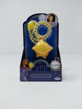 Disney Wish Movie Asha Star Heart Light Up Necklace Glow in Dark Wishing Feature