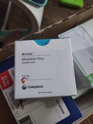 Coloplast Brava Moldable Barrier Rings 2'' Box Of 6 120307 New 