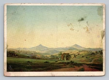 Postcard Germany Dresden State Picture Gallery Bohemian Landscape Art Scenic 