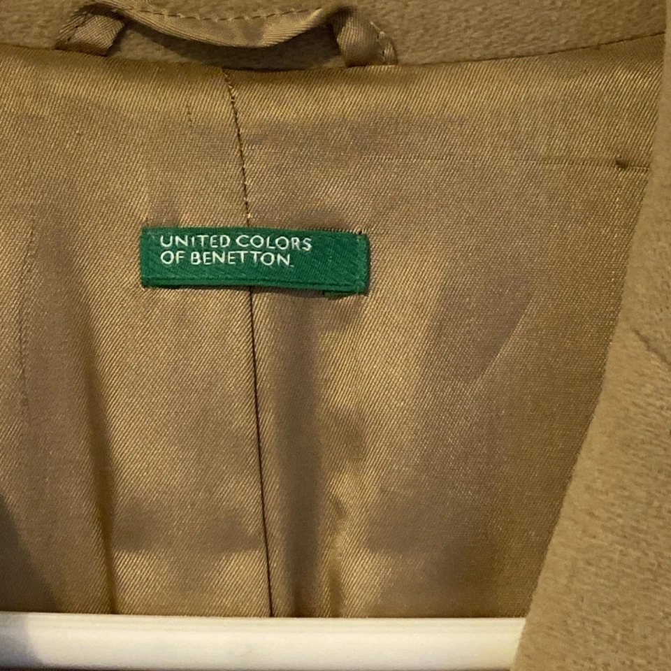 Gabardina United Colors of Benetton tostada para mujer talla 42 Foto 2 de 4