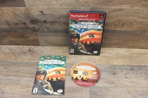 Conflict Desert Storm PlayStation 2, 2002, Complete in case PS2