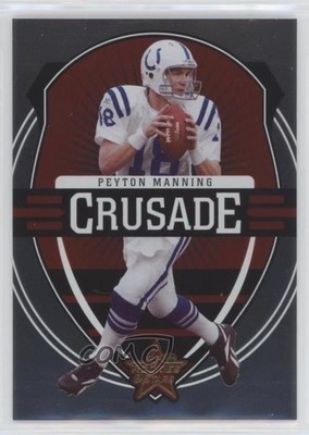 2006 Leaf Rookies & Stars Crusade Red /1000 Peyton Manning #C-5 HOF k5j