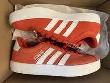 Size 6.5 Women's adidas VL Court 3.0 Bright Red White See Photos for FADING READ