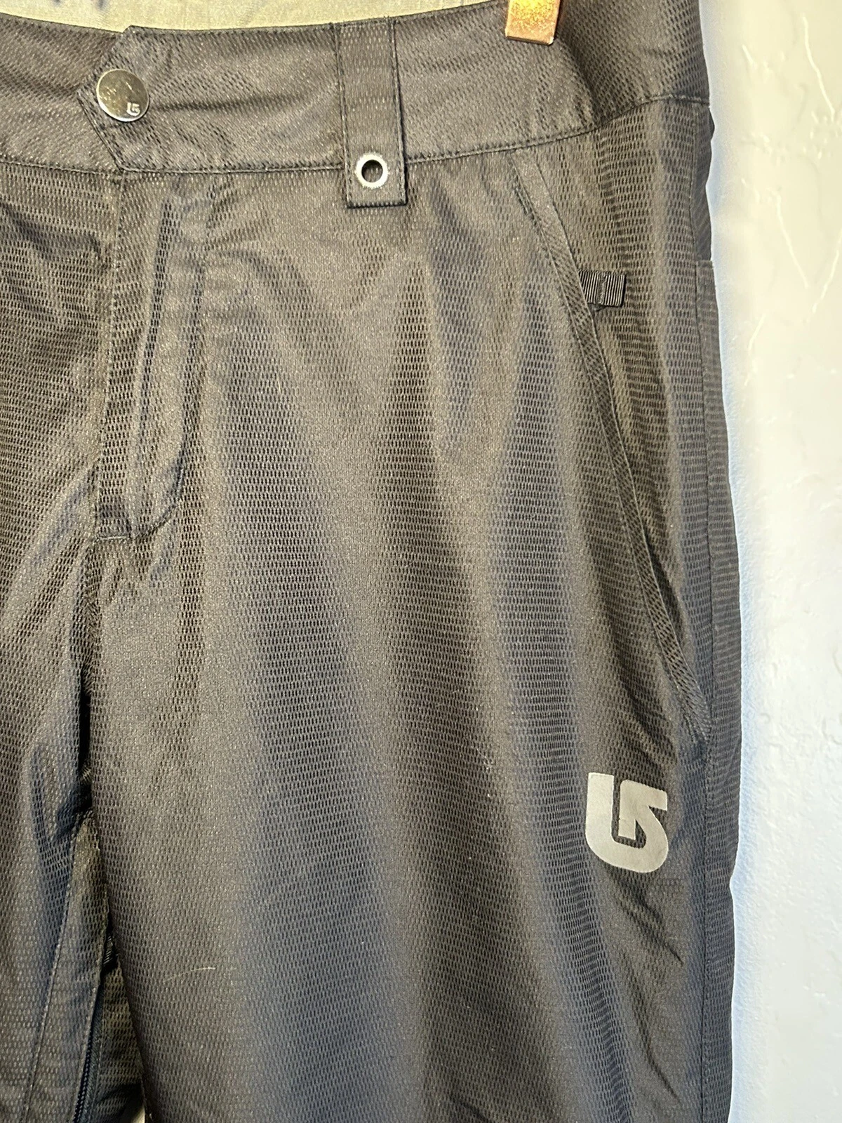 burton snowboard ski lined zip pocket outdoor snow pants