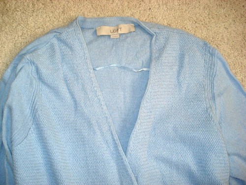 ANN TAYLOR rot beige Pailletten FLORAL CARDIGAN Pullover Oberteil M LOFT blau XS Oversized - Bild 17 von 28