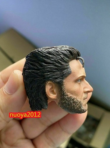 1/6 Wolverine Jackman Male Head Sculpt Carving For 12'' Male Action Figure Body - Picture 6 of 11