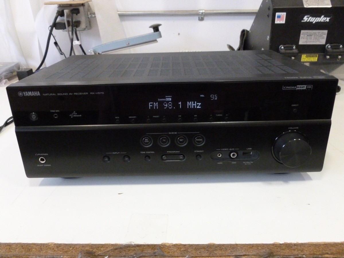 Bundled: Yamaha RX-V573 7.1 Channel Receiver w/(5) Klipsch Quintet
