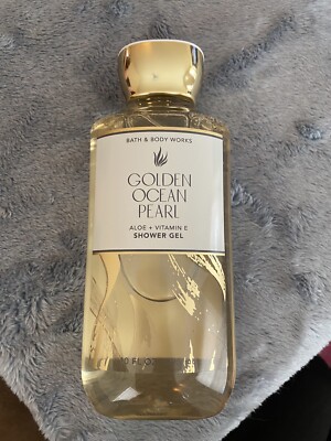 *Bath & Body Works. Shower Gel. Golden Ocean Pearl. Aloe + Vitamin E. 10 oz