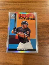 Pedro Leon 2022 Bowman Chrome Prospects Hi-Fi Futures Refractor NRMT+