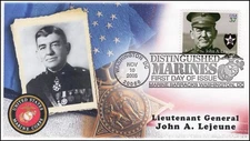 AO-3961-3, 2005, Distinguished Marines, John A. Lejeune, FDC, Add On Cachet, SC