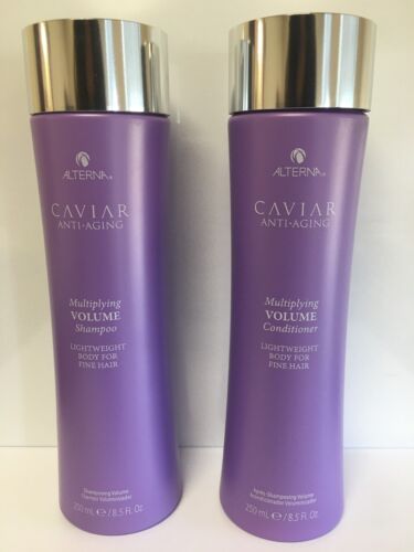 New Alterna Caviar Anti-Aging Multiplying Volume Shampoo & Conditioner 8.5oz DUO