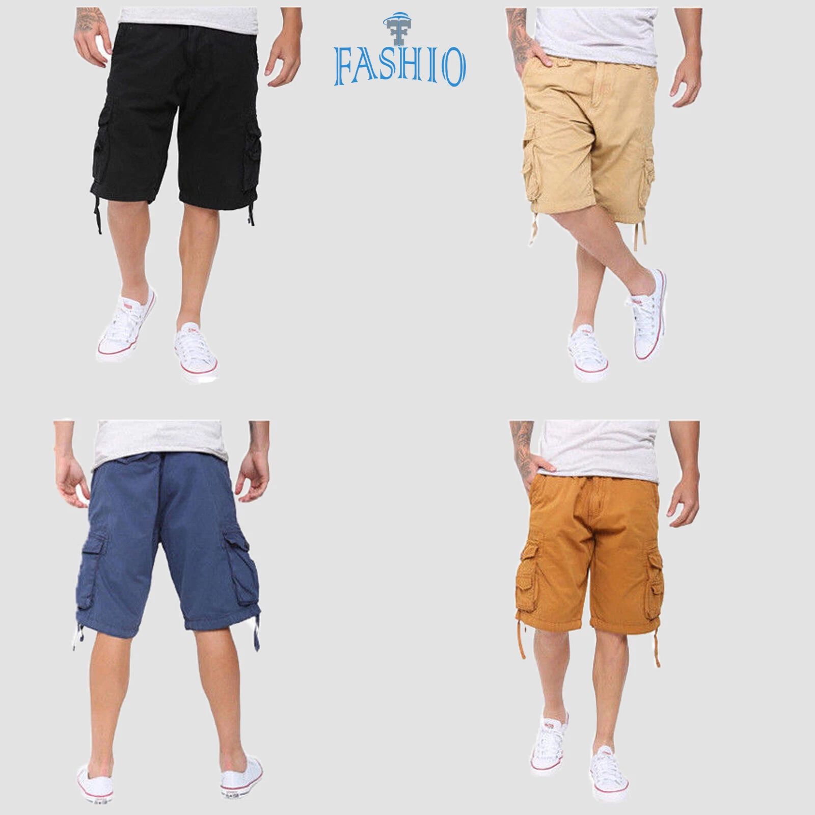 Men's Combat Army Military Cargo 3/4 Short Summer Casual Work Multi Pockets Pant
Opens in a new wind