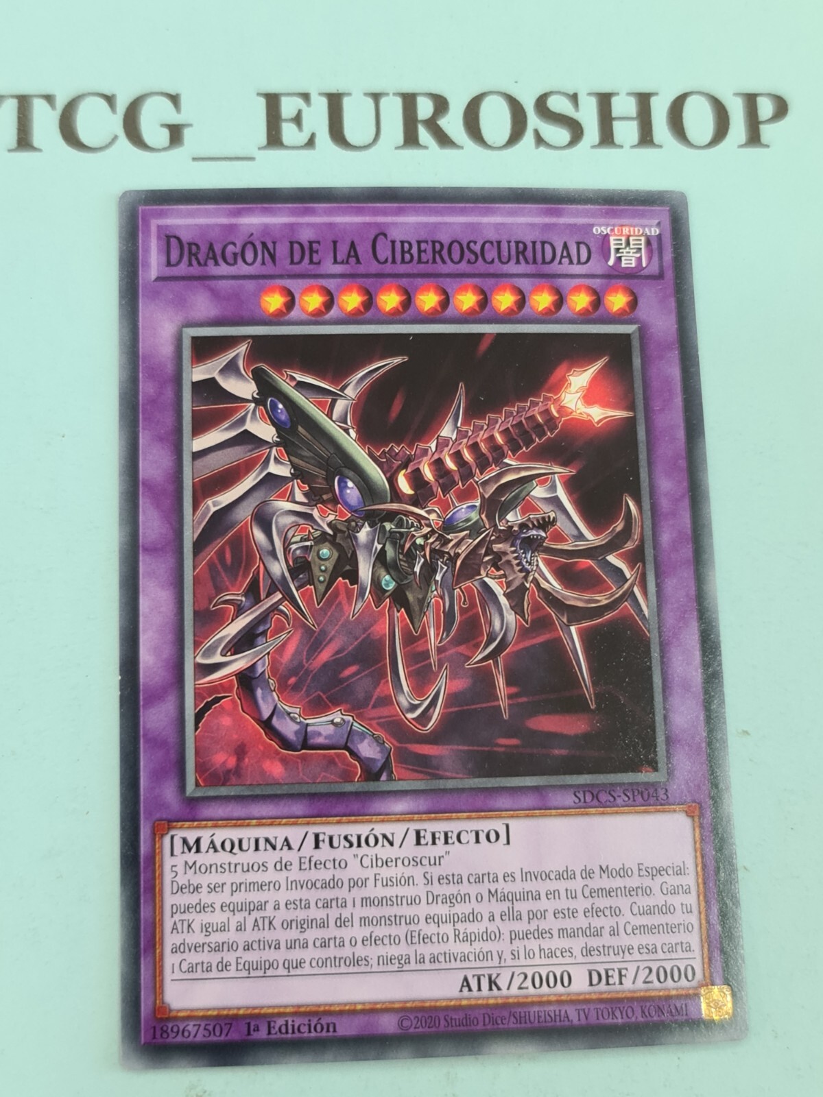 Cyberdark Cannon - SDCS-EN016 - Common - 1st Edition Yu-Gi-Oh! Card (From Cyber Strike Structure Deck)