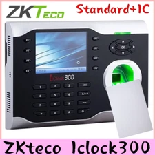 ZKteco Iclock300 +IC TCP/IP USB Fingerprint Time Clock Attendance System W/ Card