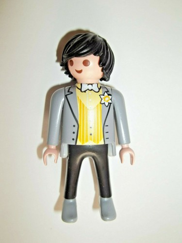 Playmobil,GROOM,BLACK HAIR | eBay