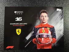 Charles Leclerc Portrait Nero Ferrari 2022 2023 Topps Lights Out Formula 1 F1