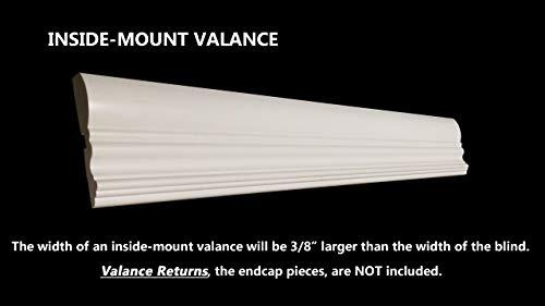 US Window And Floor 2" Faux Wood 33.5" W x 60" H, Inside Mount Cordless Blinds, 