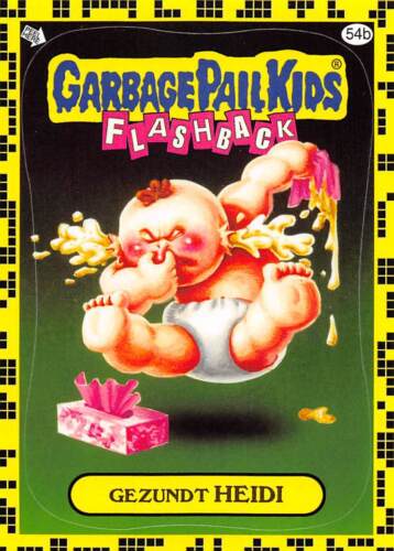 GARBAGE PAIL KIDS 2011 FLASHBACK SERIES 2 PICK-A-CARD YELLOW BASE STICKERS TOPPS - Picture 216 of 321