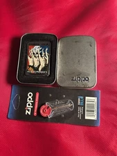 ZIPPO 1996 PARIS JEUX OLYMPIQUES 1924 CHROME LIGHTER SEALED IN BOX Q263 6 Flints